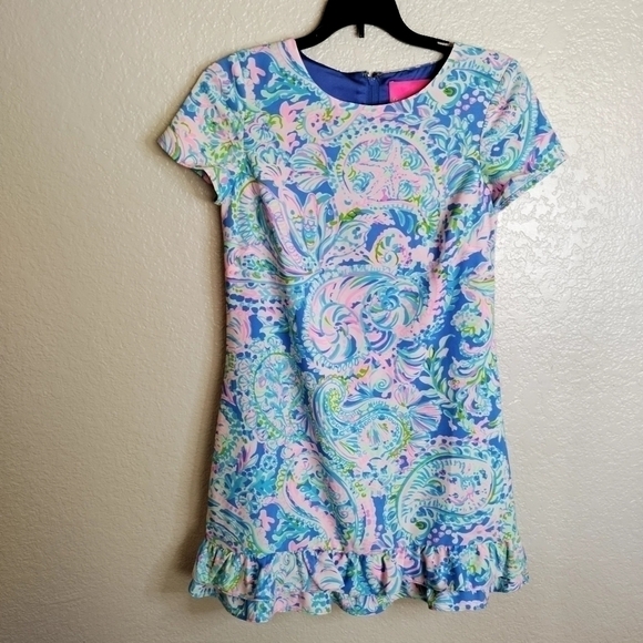 NWT Lilly Pulitzer Masey Romper multi dream team sz 00 - Picture 2 of 10